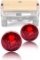Kit Lanterna Tras L200/ Hpe/ Pajero Sport 04/11 Savana  Vermelha 90mm (Original) 2 Peças