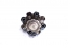 Kit Calota Centro Roda F-250 F-350 Cromada (8 Peças) 4x2