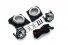 Farol Auxiliar Triton Sport 17/19 com Aro Prata Kit
