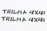 Emblema Trilha 4x4 Troller 15/19 Capô Preto