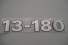 Emblema '13-180 ' Frente Vw