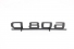 Emblema Mb '608 D' Original (Metal) Preto