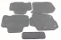 Tapete Cabine Rav4 13/... (5 Peças) Preto (Pvc)