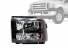 Farol Dianteiro F-250 F-350 F-4000 07/12 Mascara Negra Le