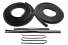 Kit Borracha Porta C/Canaleta Pestana F-1000/F-22000 10 Peças 72/92 Autotravi