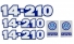 Kit Emblema Vw 14-210 Resinado 1988 / 1991