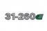 Kit Emblema Vw 31-260e Resinado 3 Peças 2005 / 2012