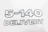 Emblema '5-140 Delivery ' Vw (Lateral)