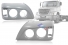 Kit Moldura (Aro) Farol Mb Atron 1319  / 2324  2012/2016