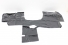 Tapete Liso Inteiriço Mb 709/912 Preto