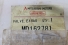 Valvula Escape Motor Lancer 96/11 Original Md162781