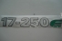Emblema '17-250 E' Frente Vw
