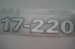Emblema '17-220' Frente Vw