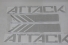 Faixa "attack 4x4" Frontier 17/.... Prata