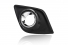 Moldura Farol Auxiliar Hilux 16/... Diant com Aro Cromado Ld