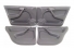 Kit Forro Porta Gol Parati Saveiro G2/G3 98/04 C/ Tela Diant 4 Peças