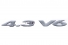 Emblema '4.3 V6' Blazer S10 03/08