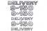 Kit Emblema Vw 9-150 Delivery Resinado 2 Peças (Lateral)