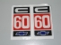 Emblema 'C60' Modelo Original (Resinado)