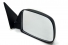 Espelho Retrovisor Hilux 93/01 4x2 Preto Lado Direito