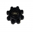 Kit Calota Centro Roda Ford F-250 F-350 + Emblema Preta