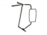 Espelho  F-350 e F-4000 99/... Completo (C/ Suporte) Ld