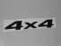 Emblema '4x4' S10 e Blazer 03/... Preto