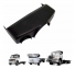 Moldura Coluna Direção Mb 709/710/912/.../1618 Preto Sup e Inferior