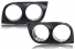 Kit Moldura Farol Para-choque  Mb 1938s 1944s 99/06 2 Peças