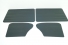 Forro Porta (Kit Forro Diant/Tras) Fusca 78/... (Preto)