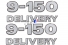 Kit Emblema Vw 9-150 Delivery Resinado 2 Peças (Lateral)