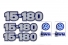 Kit Emblema Vw 15-180 Resinado 5 Peças