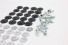 Kit Fixação (Parafusos) Forro Porta Compativel C/Eucatex (20 Peças)