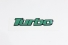 Emblema "turbo" Mini Verde