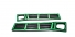 Moldura Para-choque  Tras (Pisante) S10 95/00 Lateral (Par)