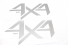 Emblema '4x4' Frontier Attack 17/20 Grafite (Par)