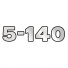 Emblema '5-140' Vw (Frontal)