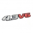 Emblema S10 4.3 V6  Blazer Prata
