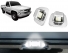 Lanterna Placa Silverado 97/01 Cromada Led (2 Peças)