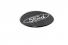 Kit Calota Centro Roda Ford F-250 F-350 + Emblema Preta