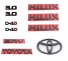 Kit Emblema Hilux 05/15 Black Piano