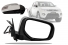 Espelho Retrovisor Elé L200 Triton 14/... Cromado/Recolhimento Automático / C/ Pisca Ld