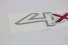 Emblema '4x4' Ranger 17/19 Cinza/Branco