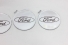 Emblema Calota Centro Roda F-250 F-350 Cromada