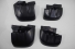 Para-barro (Lameiro/Badana) L200 Triton Hpe 08/12 / Hls 13/16  (Kit 4 Peças) Plastico