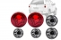 Kit Lanterna Tras Pajero Sport / Tr4 Original 2005 / 2011 com 6 Peças