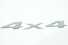 Emblema '4x4' S10 e Blazer 03/... Prata