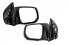 Kit Retrovisor S10 13/... Fixo Preto  Metagal 2 Peças