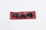 Emblema "renegade" Preto C/Fundo Vermelho Lateral