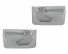 Kit Forro Porta Gol Parati 2 Portas G2/G3 Diant (Cinza)